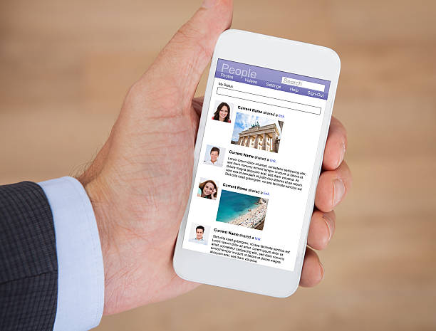 istock Businessman Surfing Social Networking Site On Smartphone 516216445