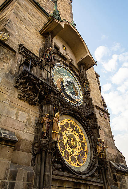 istock Astronomical clock on old town hall in Prague 516216517