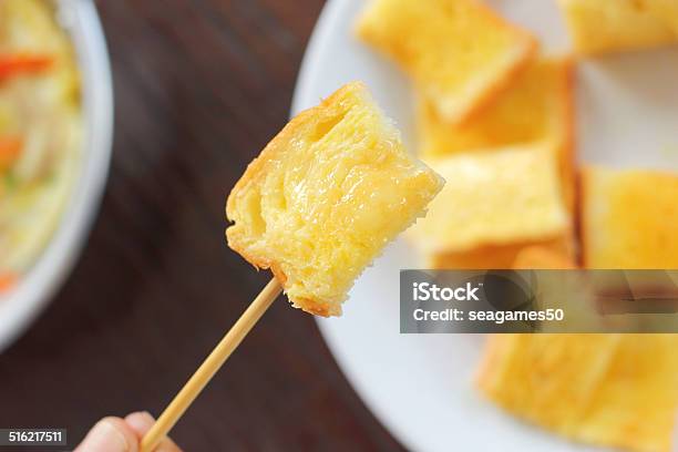 Toast With Butter And Sprinkling With Sugar Stock Photo - Download Image Now - Baked Pastry Item, Bread, Breakfast