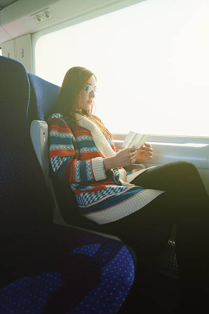 istock Woman on the train 516231415