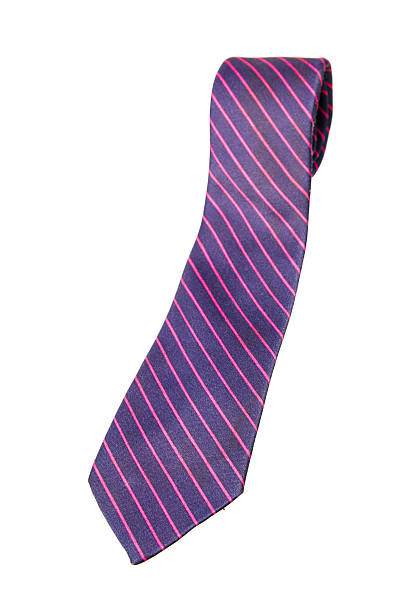 istock blue and pink strips business neck tie 516231489