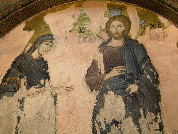 istock wall painting in Chora church 516232979