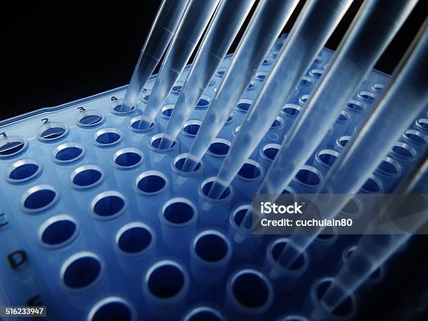 Pcr Plate Stock Photo - Download Image Now - Biotechnology, Disposable, Pipette