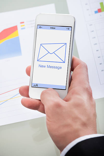 istock New email message icon on a mobile phone 516234009