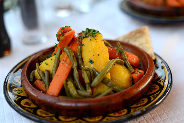 istock Moroccan Tagine on a traditional Moroccan Plate. 516235453