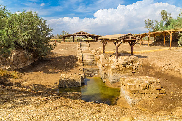 istock The site where Jeasus was baptized in river Jordan 516242888