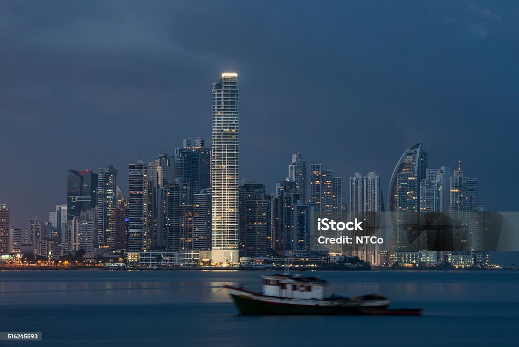 Panama City City skyline at Panama City, Panama, Central America Panama City - Panama Stock Photo