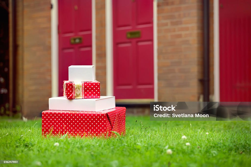 Boxes On Doorstep Of House High-Res Stock Photo - Getty Images