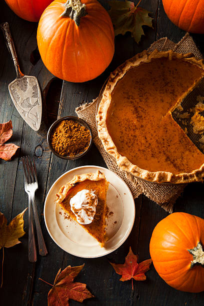 istock Homemade Pumpkin Pie for Thanksgiving 516248817