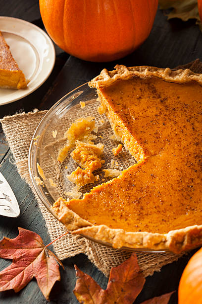 istock Homemade Pumpkin Pie for Thanksgiving 516249369