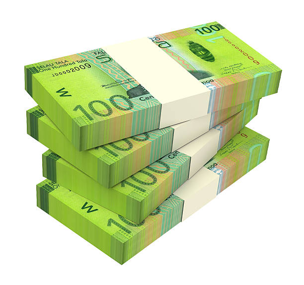 istock Samoan tala bills isolated on white background. 516251504