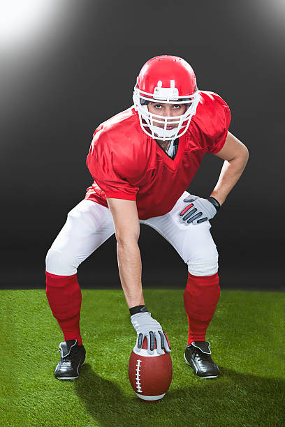 istock Confident American Football Snapper On Field 516252963