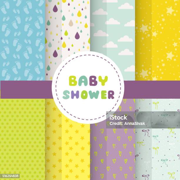 Baby Background Subtle Cute Baby Background Seamless Pattern Vector Background Colorful ...