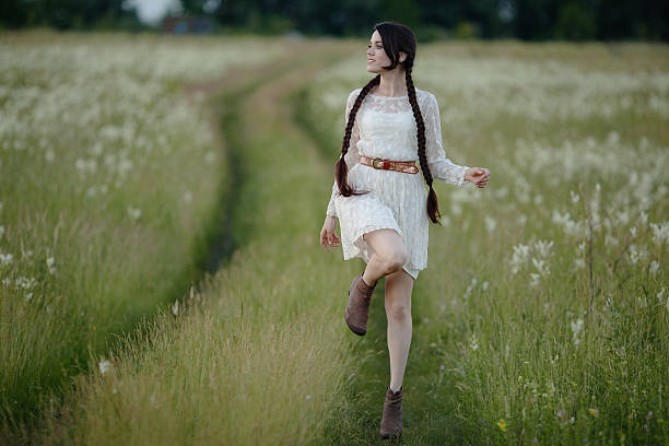 istock Young girl with long dark hair 516259218