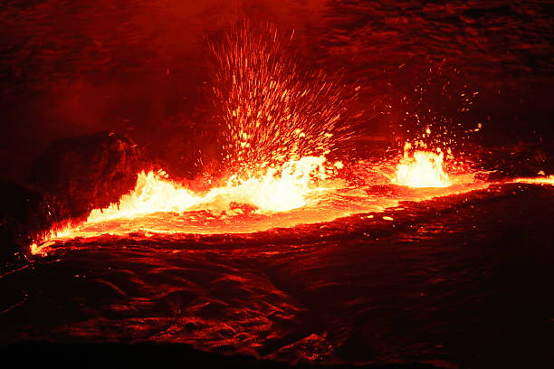 istock Burning lava lake inside the Erta Ale volcano-Danakil-Ethiopia. 0206 516260298