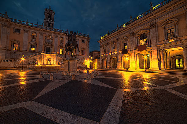 istock Rome, Italy: The Capitolium square in the sunrise 516261932