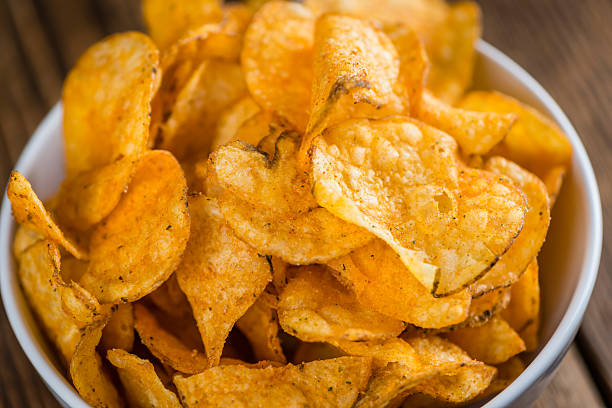 istock Heap of Chilli Potato Chips (selective focus) 516263040