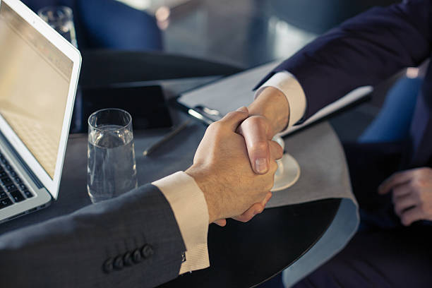 istock Two business partners had a deal 516264072