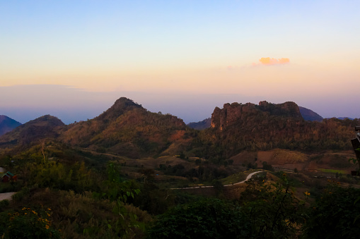 Beautiful natural location Mountain at north of Thailand