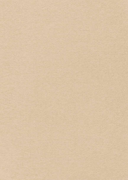 istock Pale Ocher Brownish Striped Pastel Paper Coarse Grunge Texture 516281423