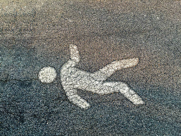 istock Pedestrian street sign on a asphalt floor. 516282322