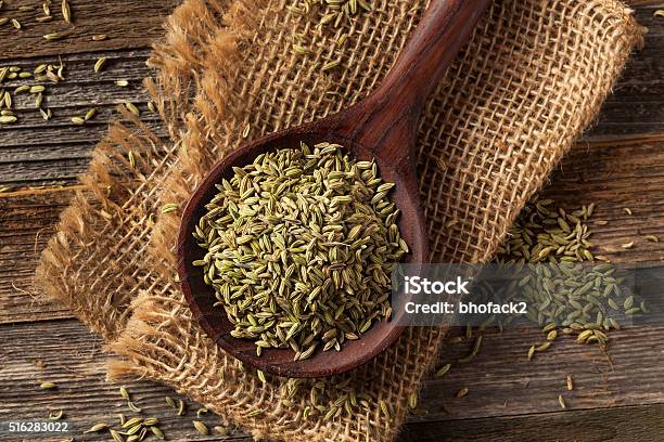 Raw Organic Fennel Seed Stock Photo - Download Image Now - Fennel, Seed, Anise