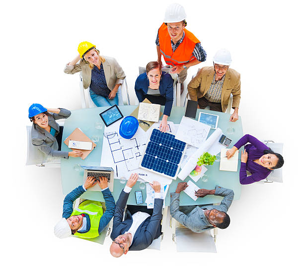 istock Architects and Designers Working in the Office 516283033