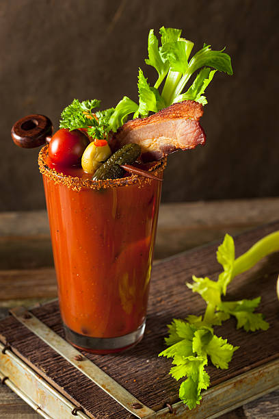 istock Homemade Bacon Spicy Vodka Bloody Mary 516283500