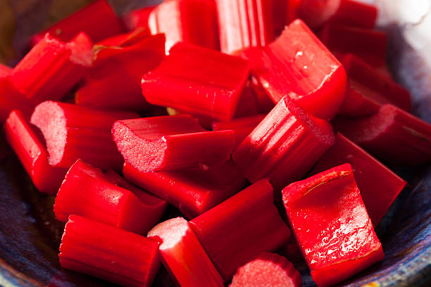 istock Raw Organic Red Rhubarb 516283572