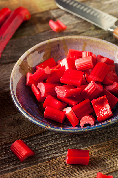 istock Raw Organic Red Rhubarb 516283604