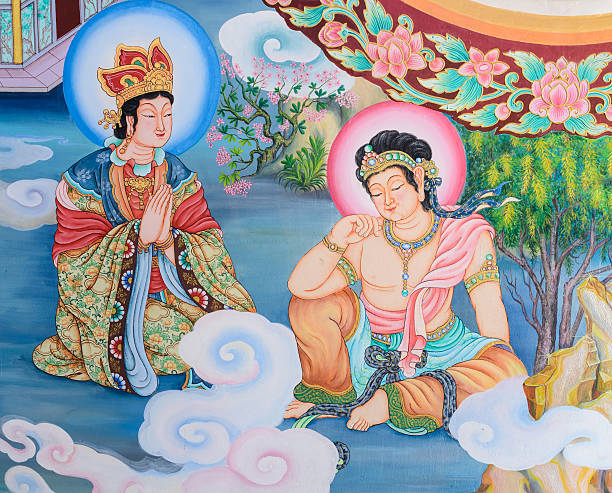 istock Chinese mural painting art 516284671