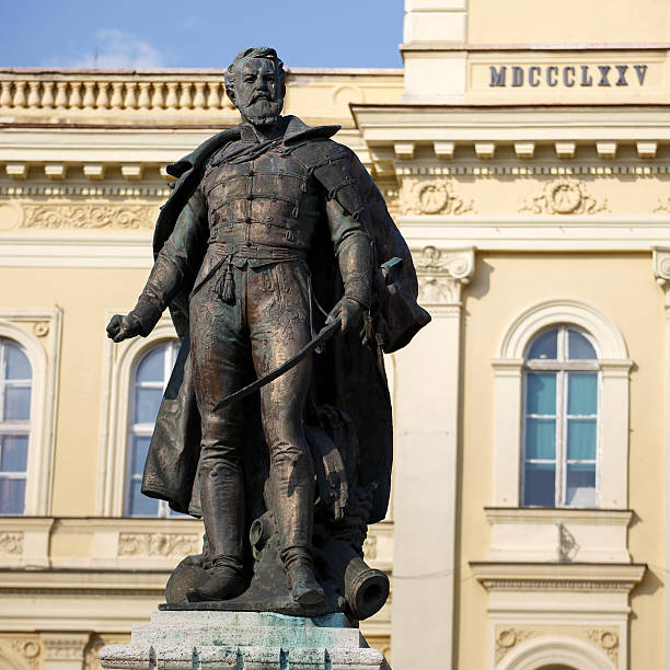 istock General Klapka statue in Komarno 516284943