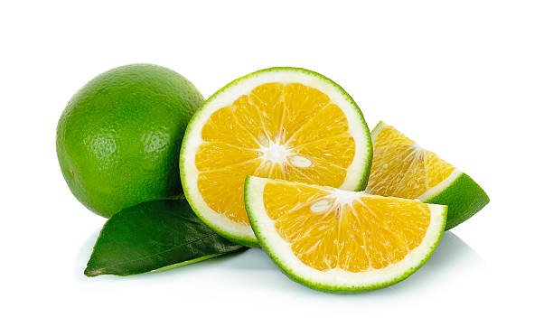 istock Citrus sinensis isolated on the white background 516285178