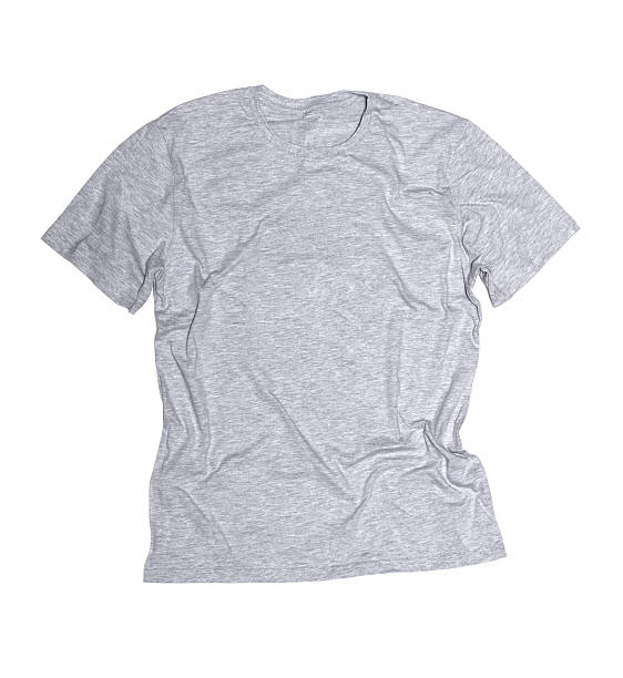 istock gray t-shirt on a white background 516285897