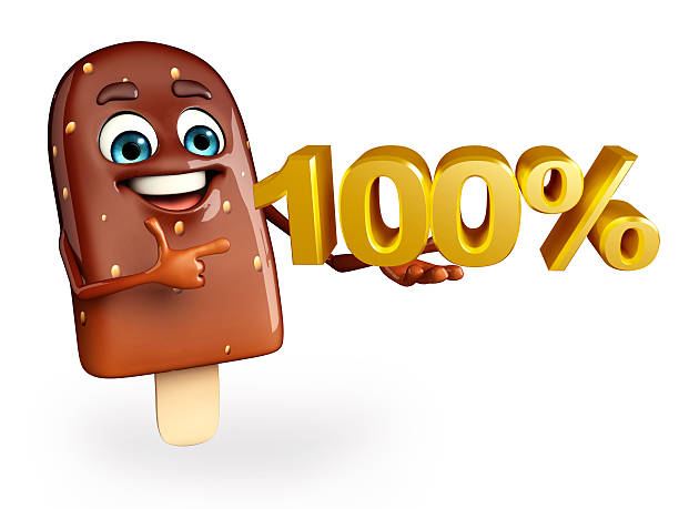 istock Candy Character With Percent sign 516286121
