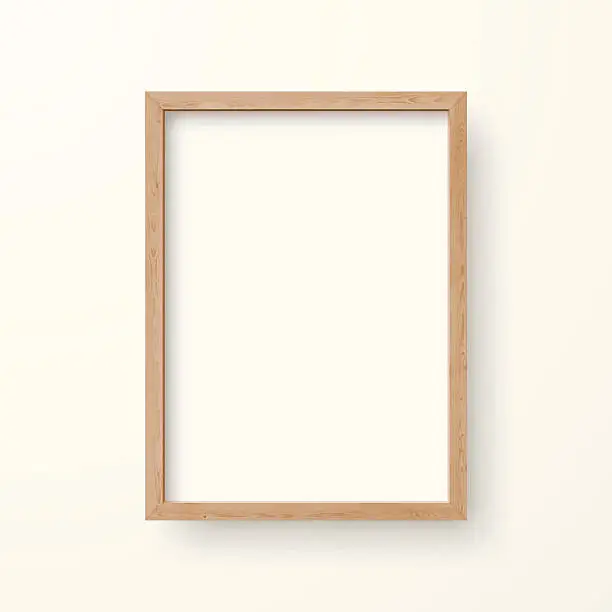 Vector illustration of Blank Frame on White Background