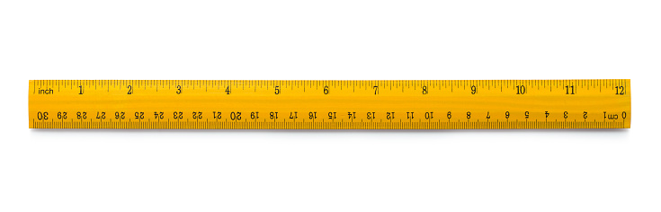 Tape measure on blue background