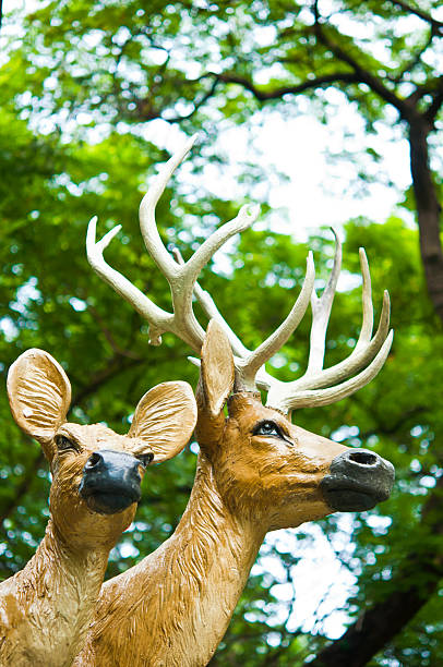 Antelope twig statue.