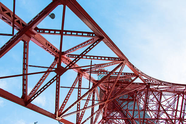 istock Under Iron Struture of tokyo tower 516289104