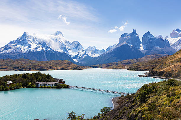 torres del paine - patagonia fotografías e imágenes de stock