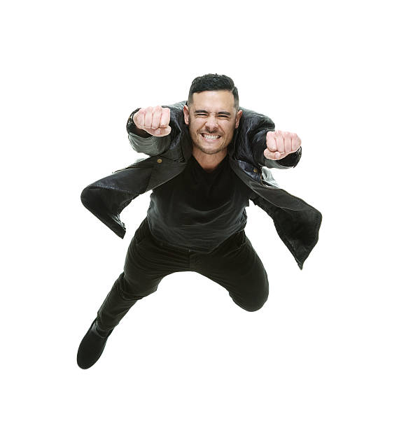 istock Above view of man cheering 516292654