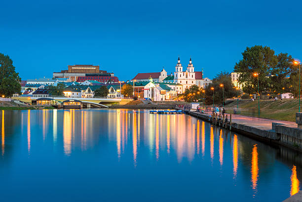 istock beautiful city promenade after sunset 516292908