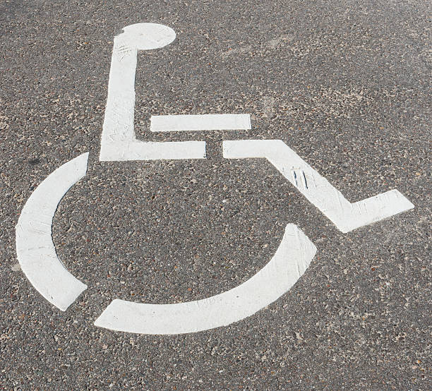 istock Disabled Sign on Street 516294916