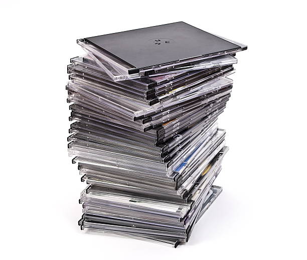 istock Pile of optical disc cases 516295118