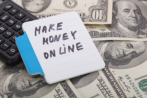 istock Text - make money online. Business concept. 516296256
