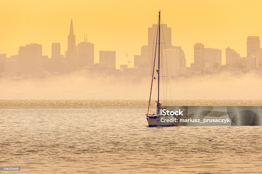 San Francisco downtown cityscape, California, USA Bay of Water Stock Photo