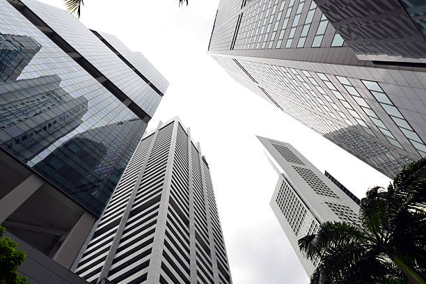 istock Office buildings in Singapore 516312575