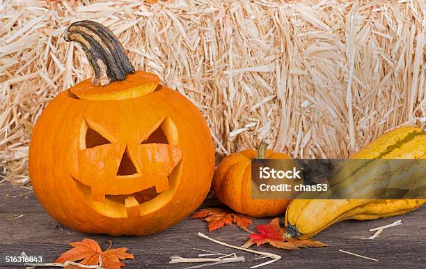 Smiling Pumpkin Stock Photo - Download Image Now - Autumn, Backgrounds, Carving - Craft Product