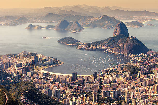 istock Suggar Loaf and Botafogo beach viewed from Corcovado 516316851