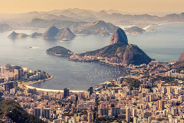 istock Suggar Loaf and Botafogo beach viewed from Corcovado 516316853